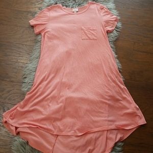 Lularoe Carly Peach dress